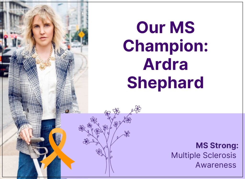Ardra Shepherd is a role model for those living with MS.